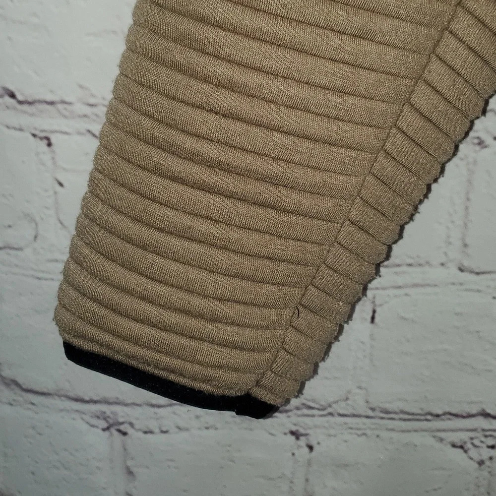 Simply Southern Ribbed Pullover Sweater in Mocha and Black Trim Women's Size XL - Picture 6 of 16